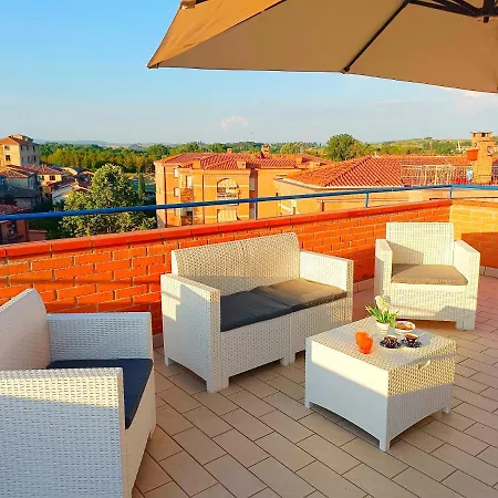 Siena Appartamento Con Splendido Terrazzo Presciano Exterior photo